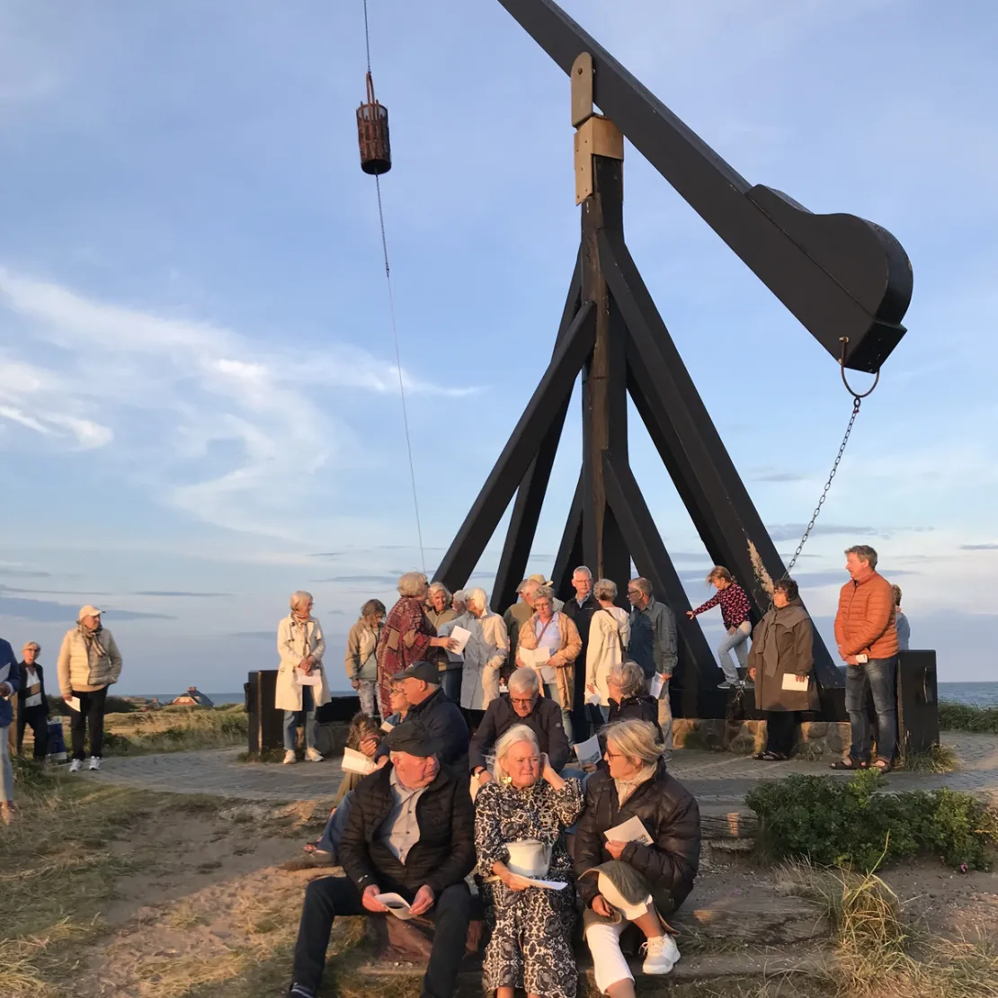 Fællessang ved Vippefyret i Skagen