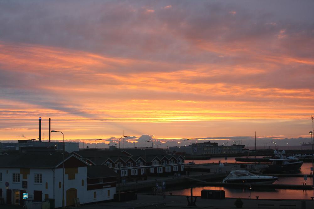 Morgentur på Skagen havn