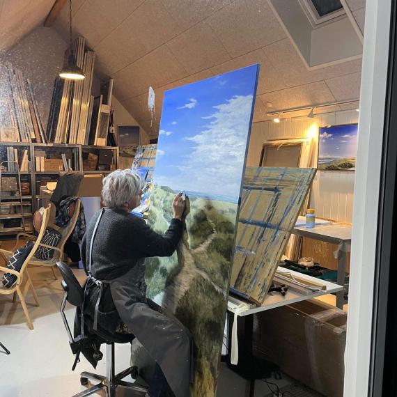 Galleri Skagen ved billedkunstner Gitte Toft