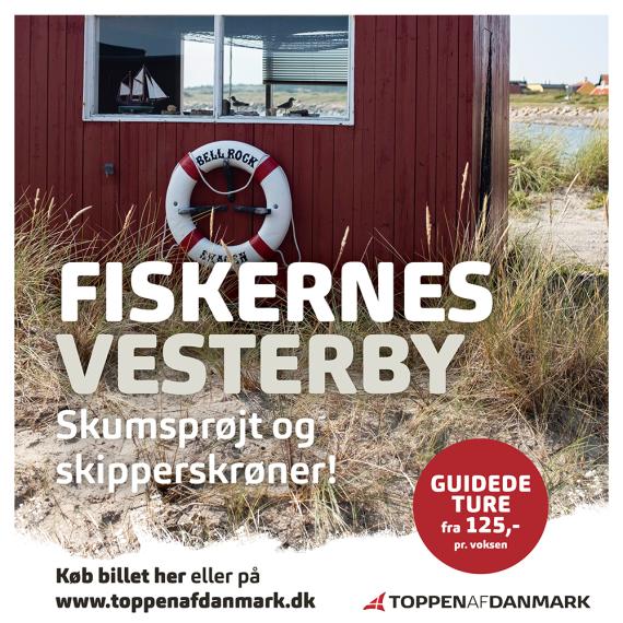 Fiskernes Vesterby en guidet tur i Skagen