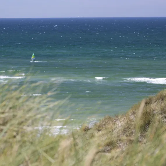 Aktiv i Skagen med windsurfing
