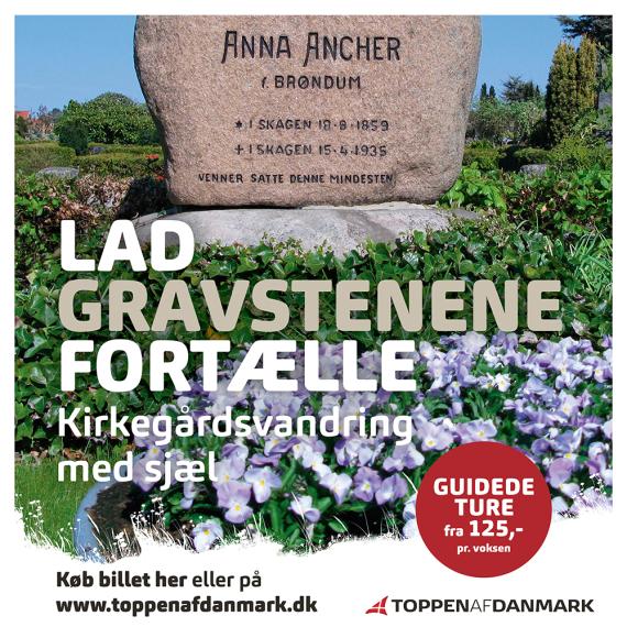 Kirkegårdsvandring en guidet tur i Skagen 