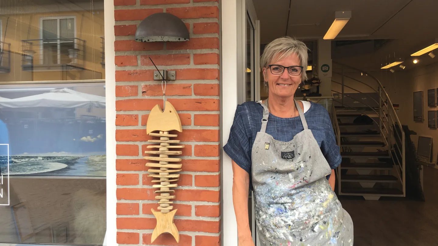 Billedkunstner og galleriejer Gitte Toft 