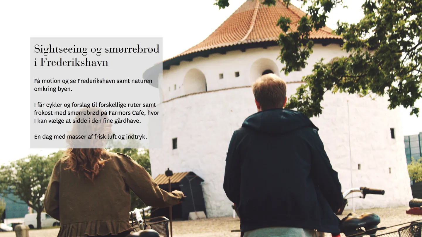 grupperejser sightseeing med smørebrød